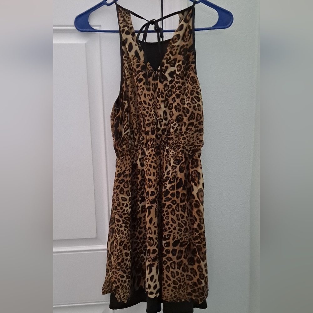 Animal Prints Women Mini Dress Size Small Petite.